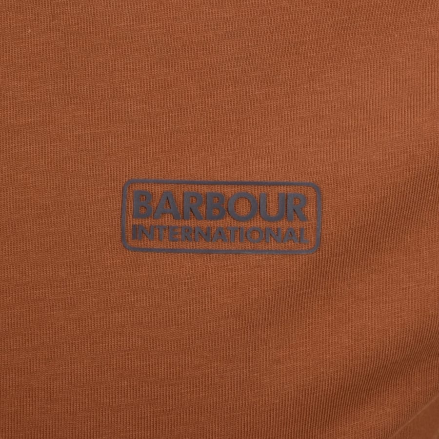 Image number 3 for Barbour International Logo T Shirt Orange