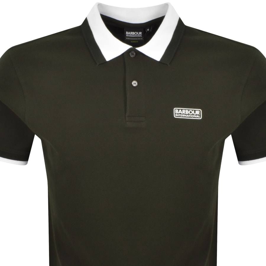 Image number 2 for Barbour International Amped Polo T Shirt Green
