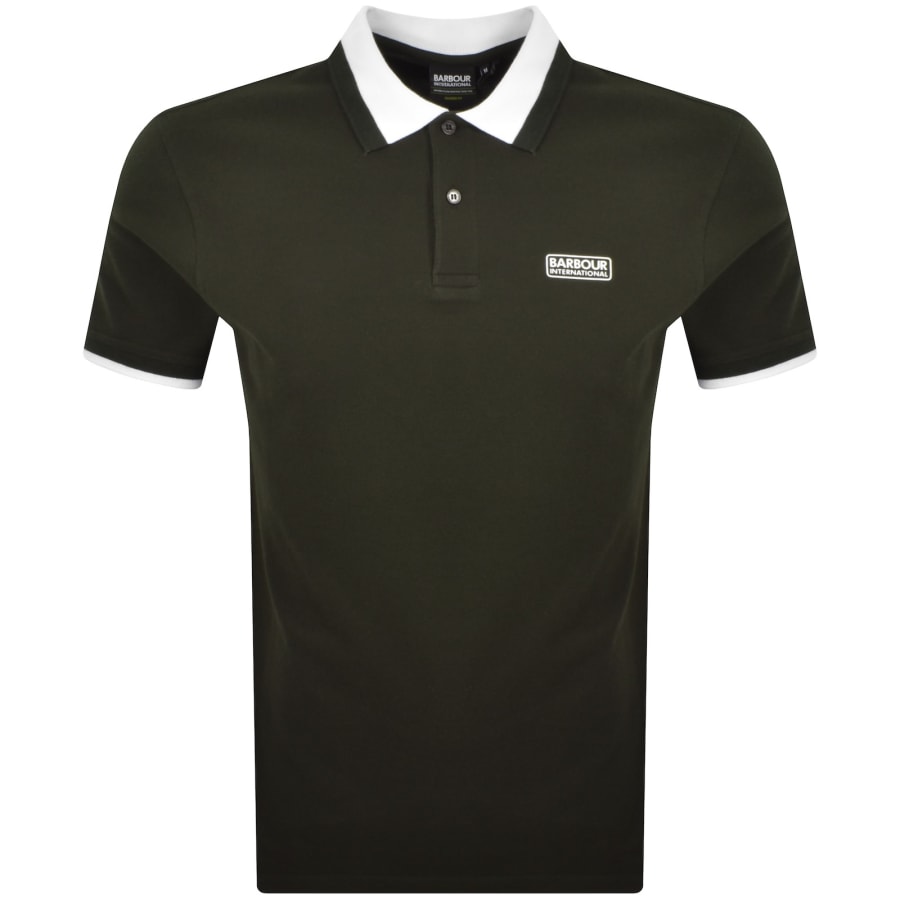 Image number 1 for Barbour International Amped Polo T Shirt Green