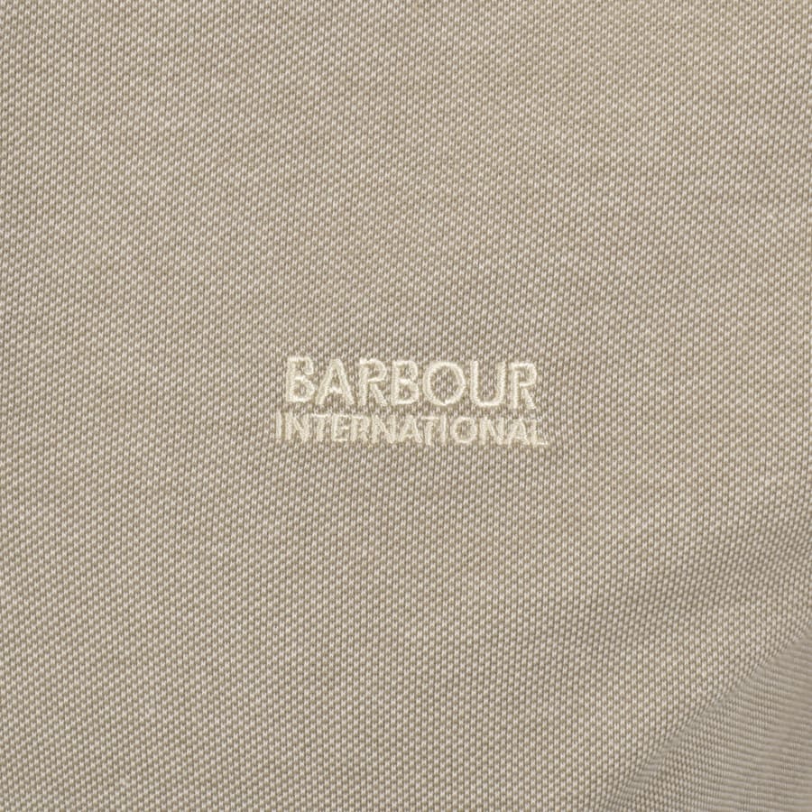 Image number 3 for Barbour International Morley Oxford Polo Beige