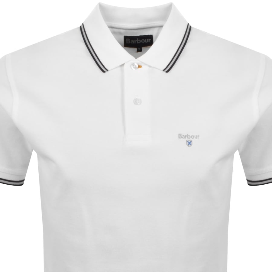 Image number 2 for Barbour Fielding Polo T Shirt White