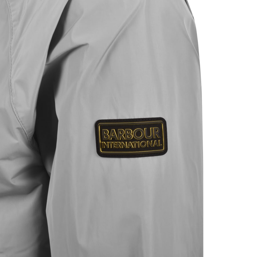 Image number 4 for Barbour International Porter Jacket Grey