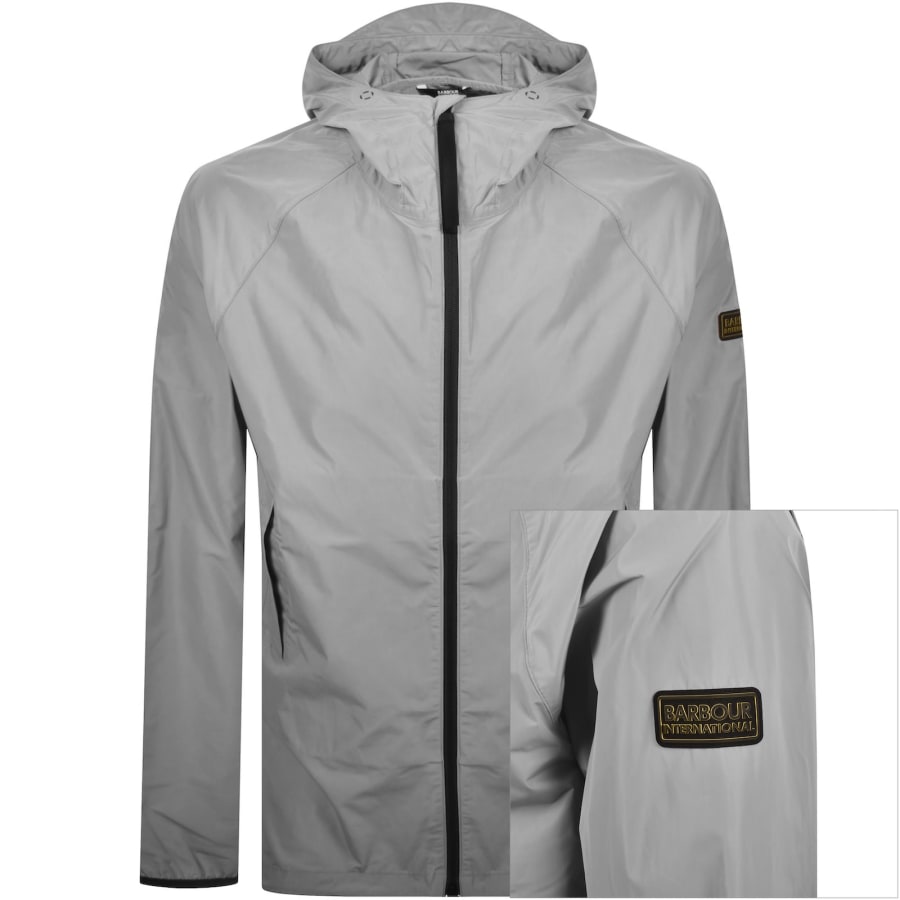 Image number 1 for Barbour International Porter Jacket Grey