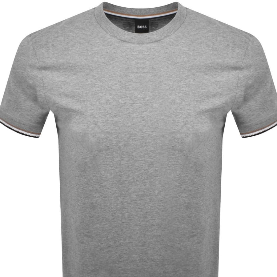 Image number 2 for BOSS Thompson 04 Jersey T Shirt Grey