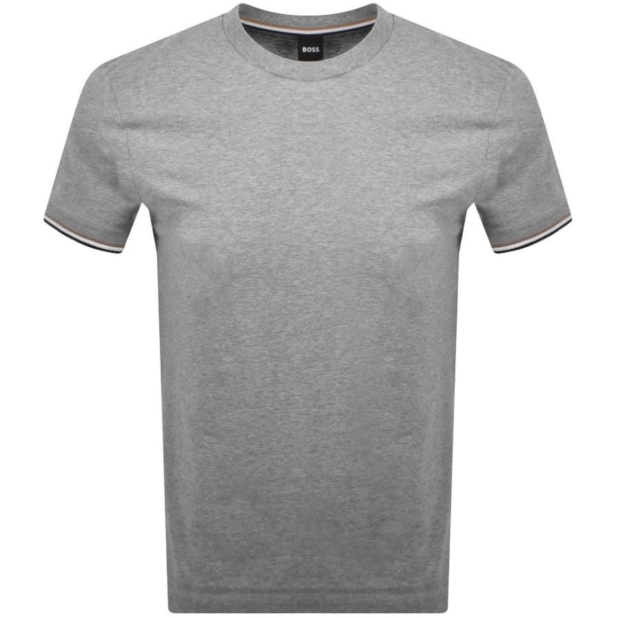 Image number 1 for BOSS Thompson 04 Jersey T Shirt Grey