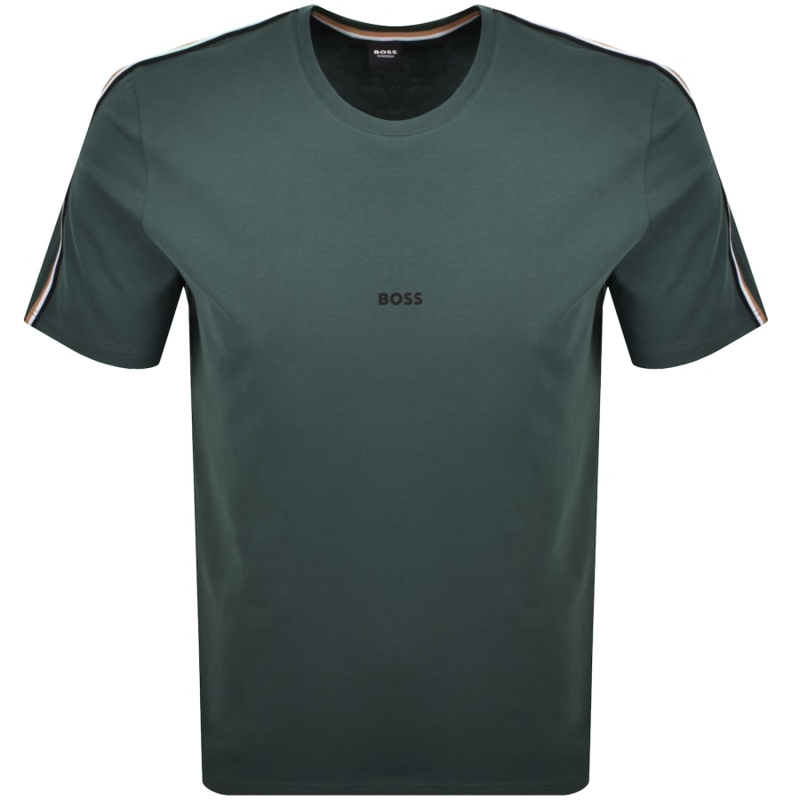 Image number 2 for BOSS Unique T Shirt Dark Green