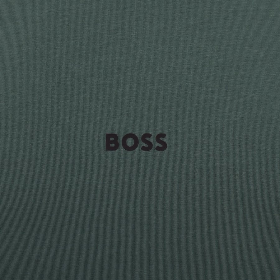 Image number 4 for BOSS Unique T Shirt Dark Green