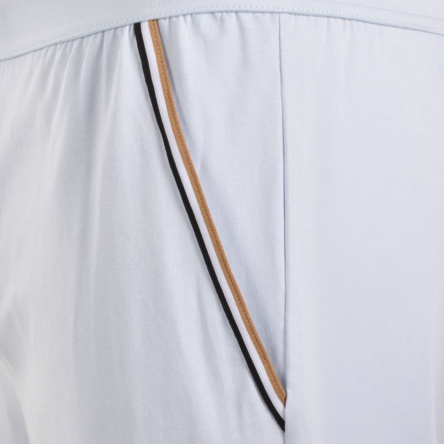 Image number 4 for BOSS Unique Jersey Shorts Light Blue