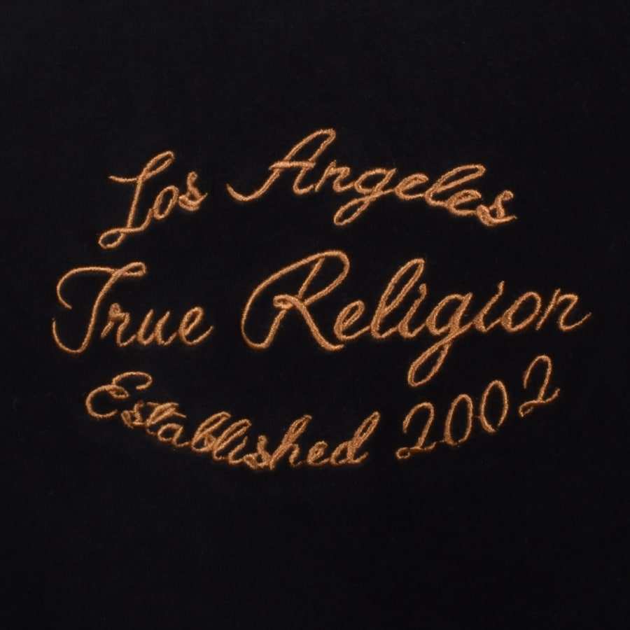 Image number 2 for True Religion Velour Track Jacket Black