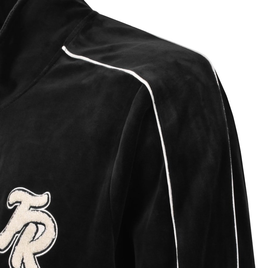 Image number 5 for True Religion Velour Track Jacket Black