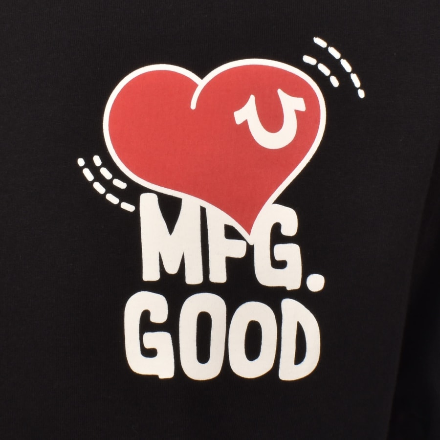 Image number 3 for True Religion Love MFG Good T Shirt Black