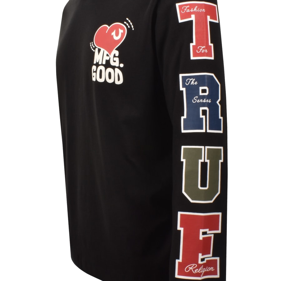 Image number 4 for True Religion Love MFG Good T Shirt Black