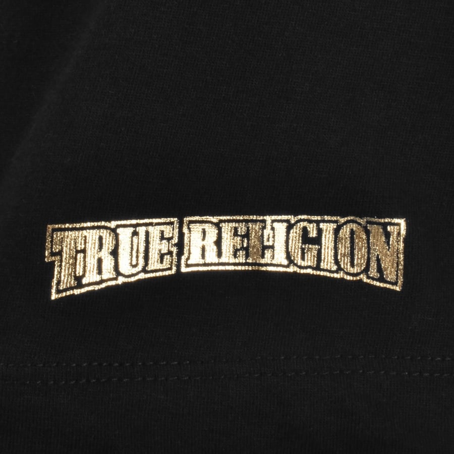 Image number 5 for True Religion Curved Box T Shirt Black