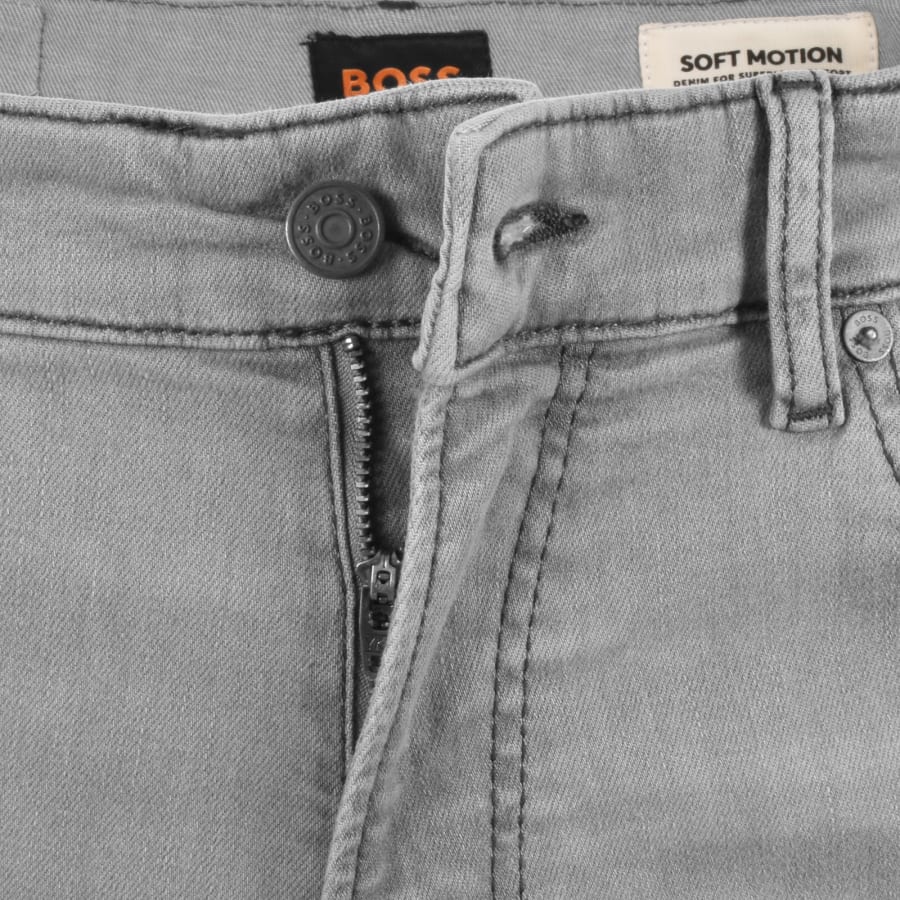 Image number 5 for BOSS Re Maine Regular Fit Jeans Light Grey