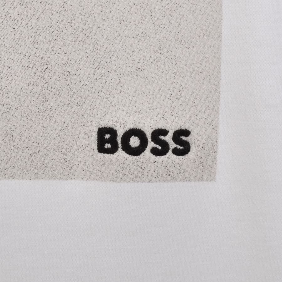 Image number 4 for BOSS Tennis Artwork Relaxed T Shirt White