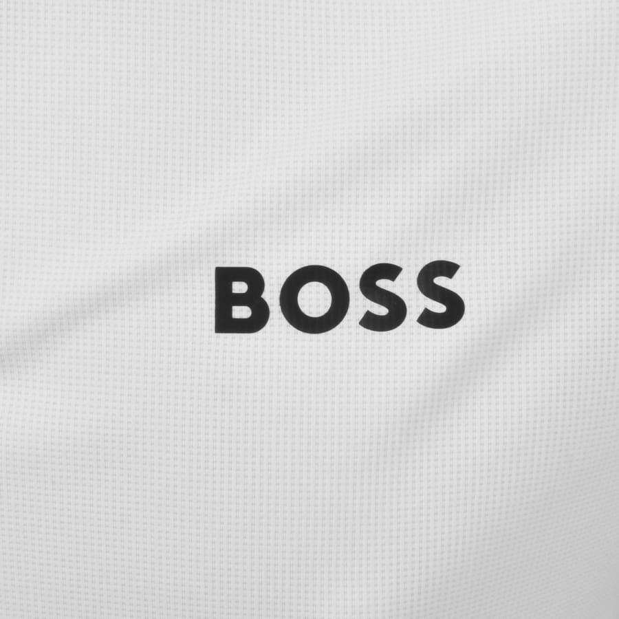 Image number 3 for BOSS Paddy Tech Polo T Shirt White