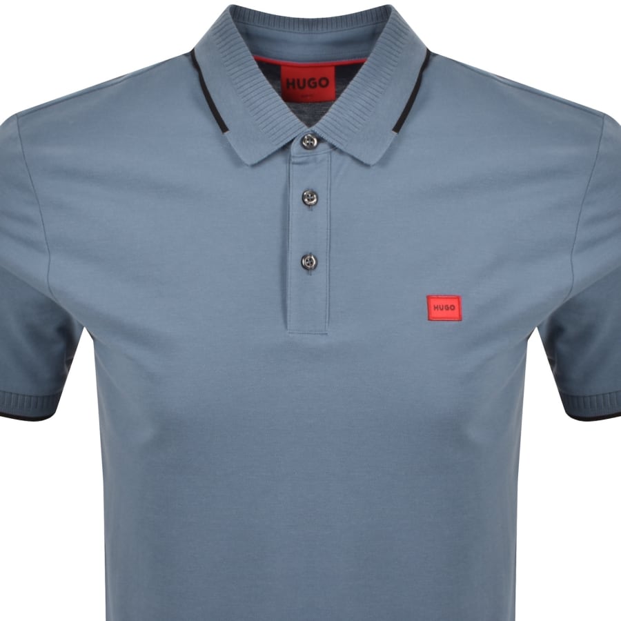 Image number 2 for HUGO Deresino 232 Polo T Shirt Blue