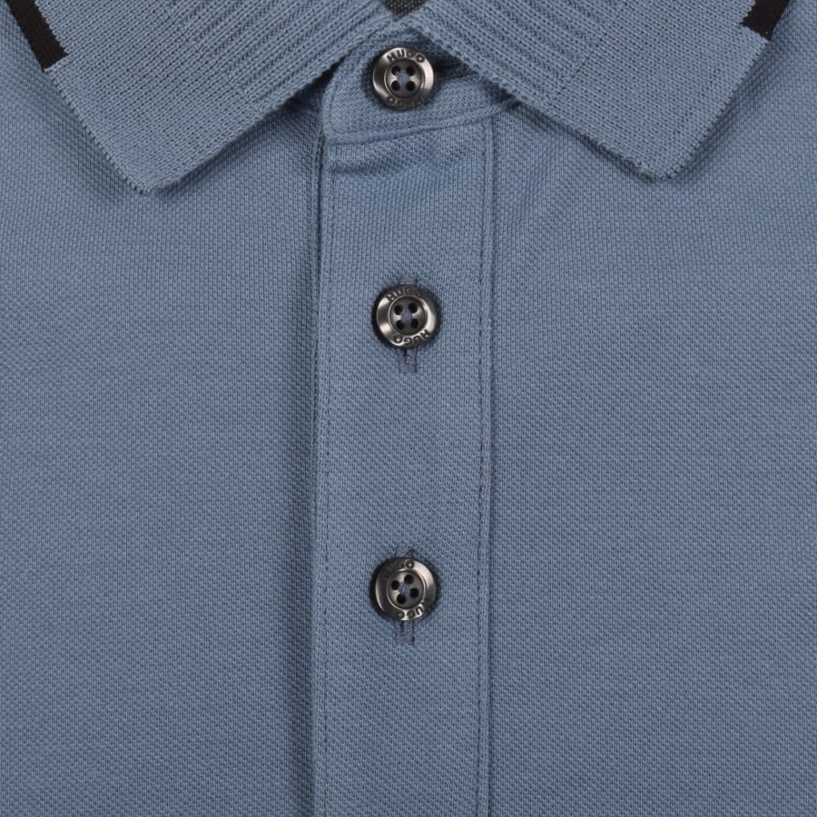 Image number 4 for HUGO Deresino 232 Polo T Shirt Blue