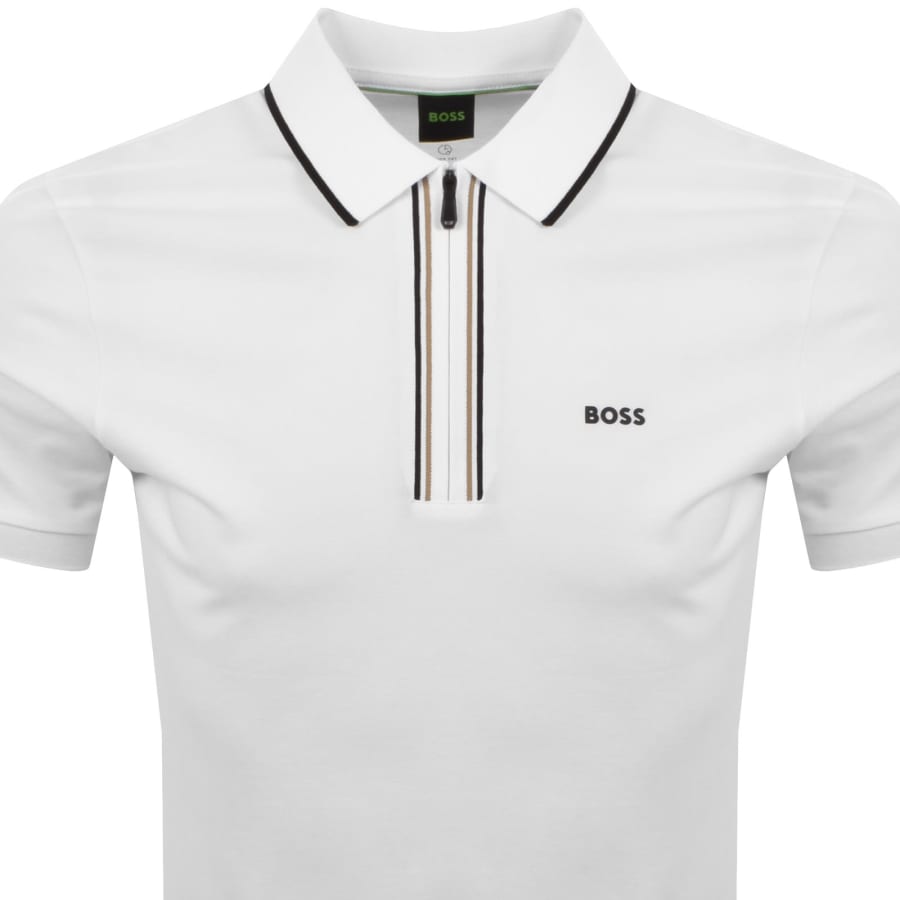 Image number 2 for BOSS Slim Fit Philix Polo T Shirt White