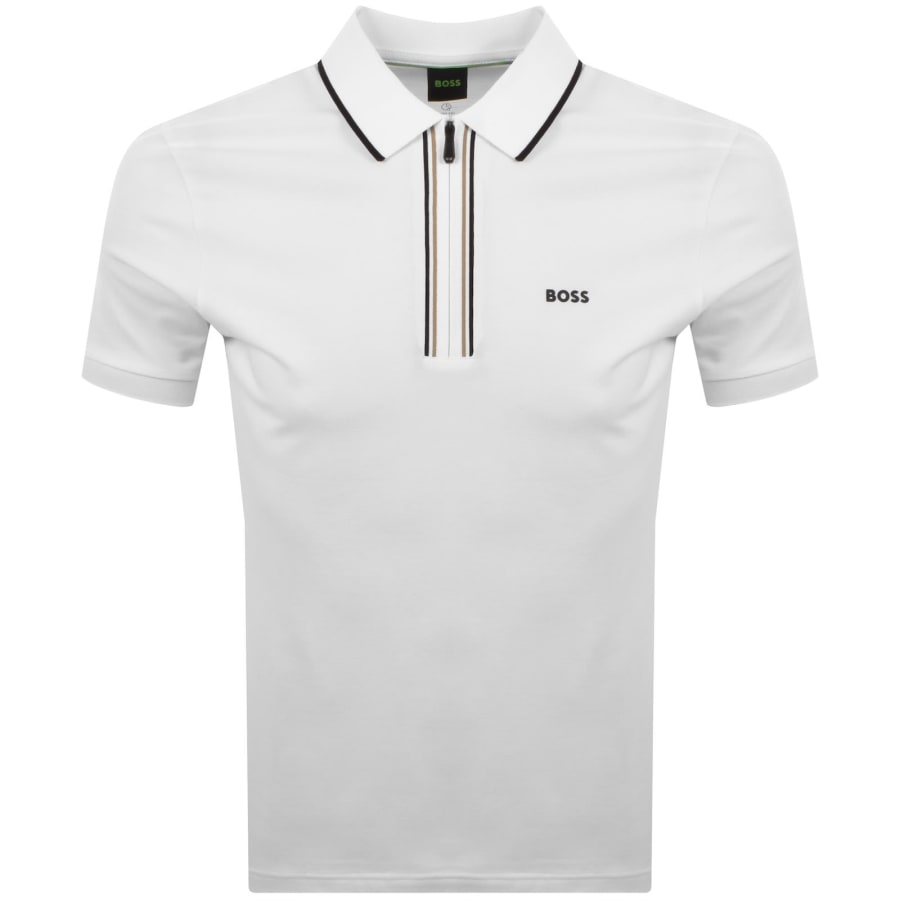 Image number 1 for BOSS Slim Fit Philix Polo T Shirt White