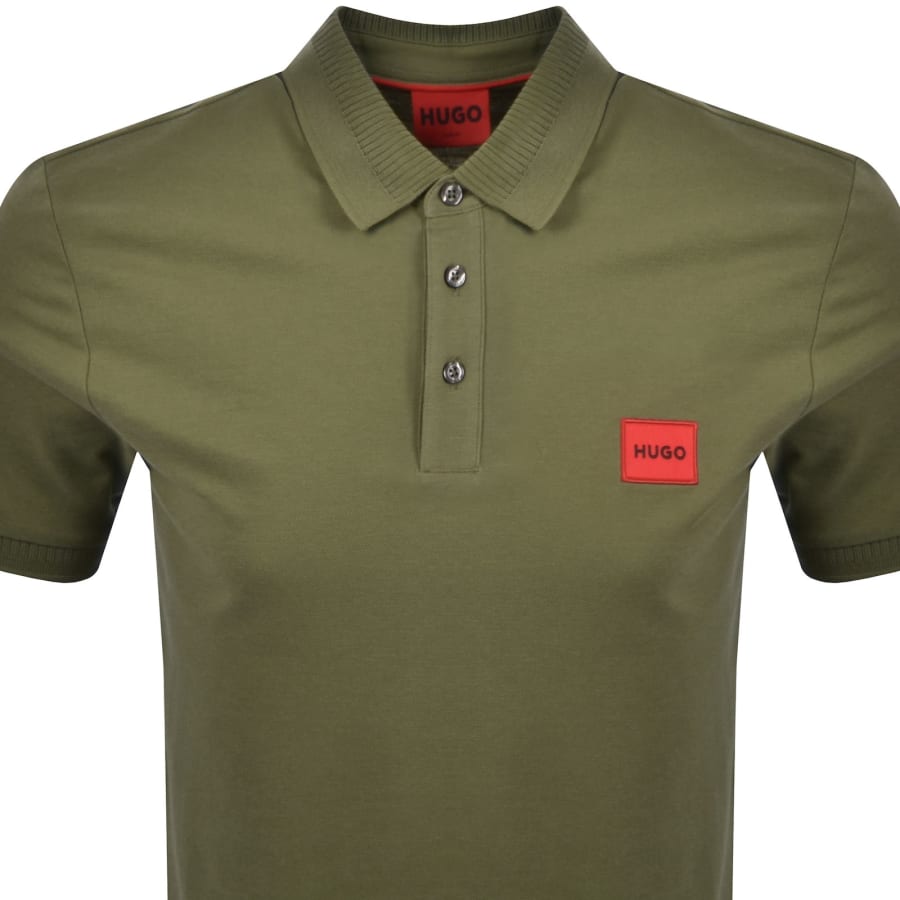 Image number 2 for HUGO Dereso 222 Polo T Shirt Green