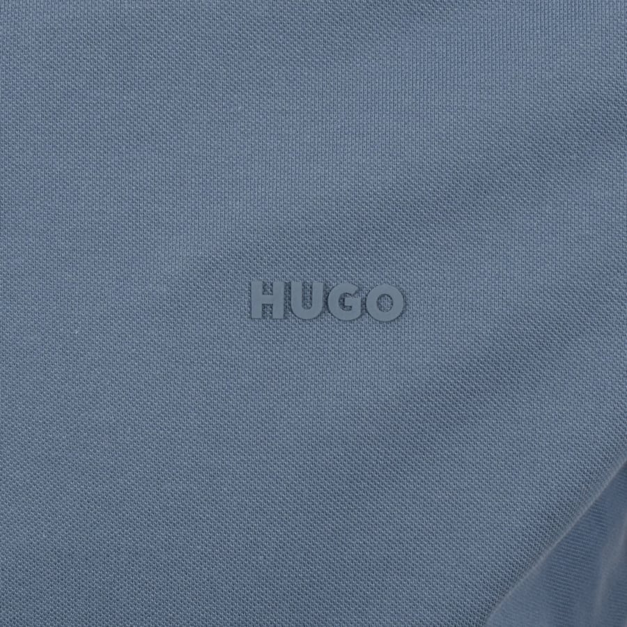 Image number 3 for HUGO Donos 222 Polo T Shirt Blue
