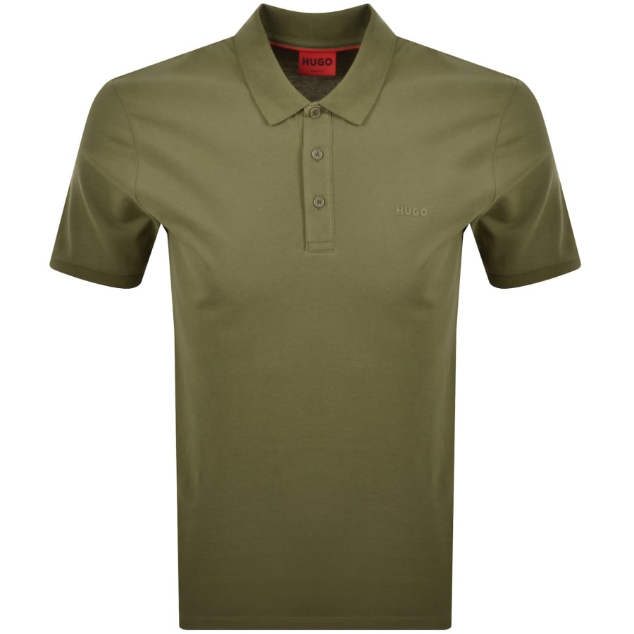 Image number 1 for HUGO Donos 222 Polo T Shirt Green