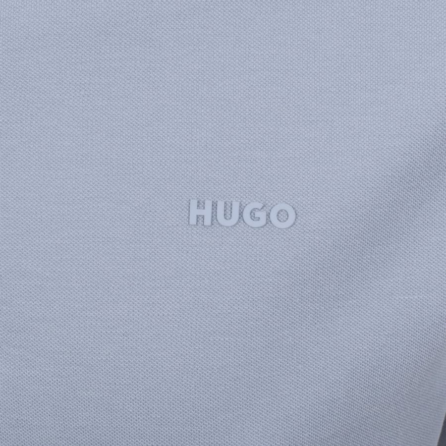 Image number 3 for HUGO Donos 222 Polo T Shirt Blue