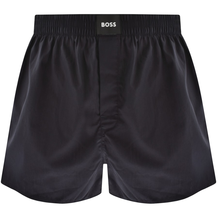Image number 2 for BOSS Underwear 2 Pack Boxer Shorts Navy