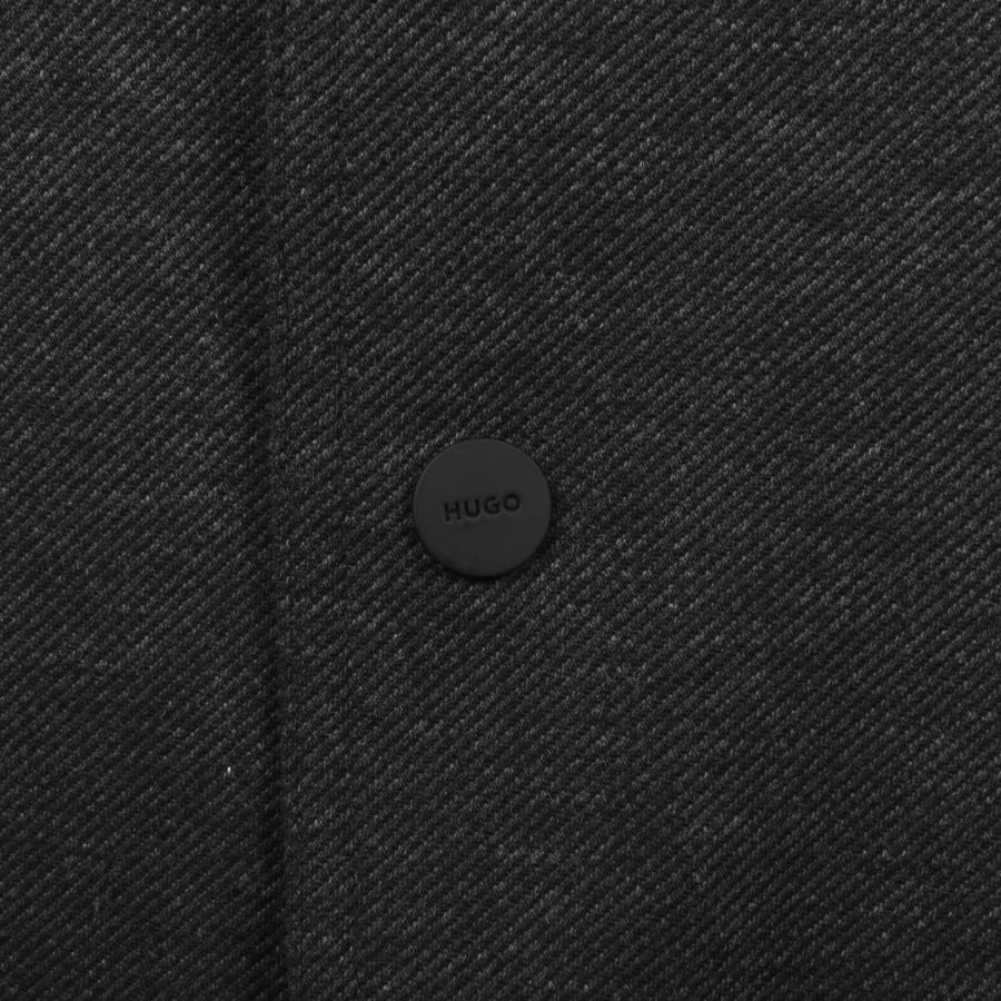 Image number 4 for HUGO Enaso Overshirt Jacket Medium Grey