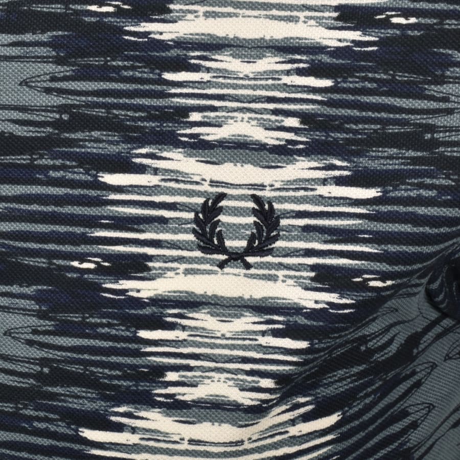 Image number 3 for Fred Perry Soundwave Polo T Shirt Blue