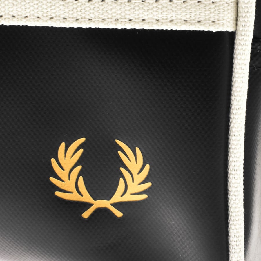 Image number 3 for Fred Perry Coated Polyester Wash Bag Black