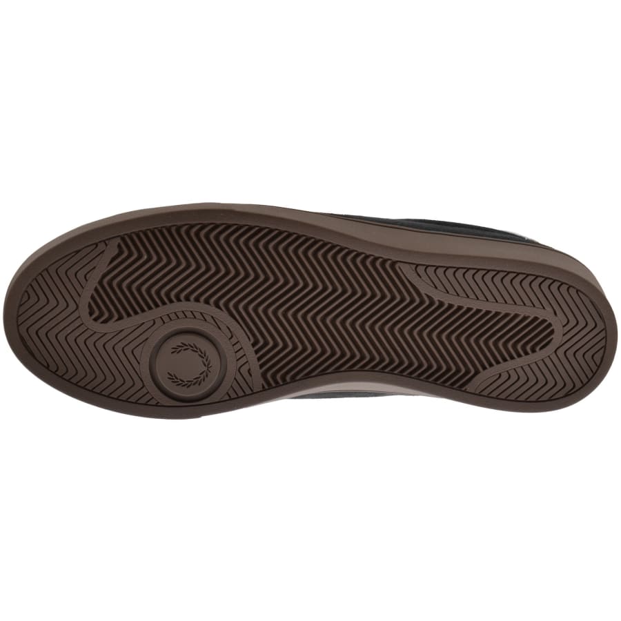 Image number 5 for Fred Perry Spencer Suede Trainers Grey