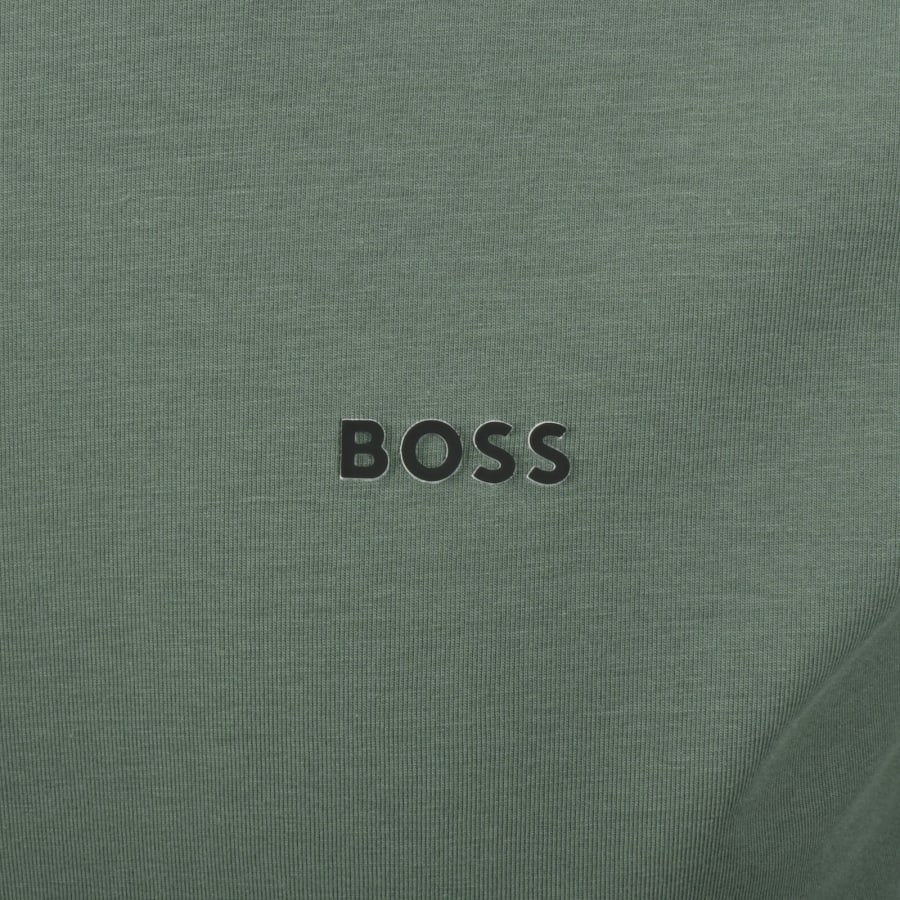 Image number 3 for BOSS Long Sleeved Stretch T Shirt Green