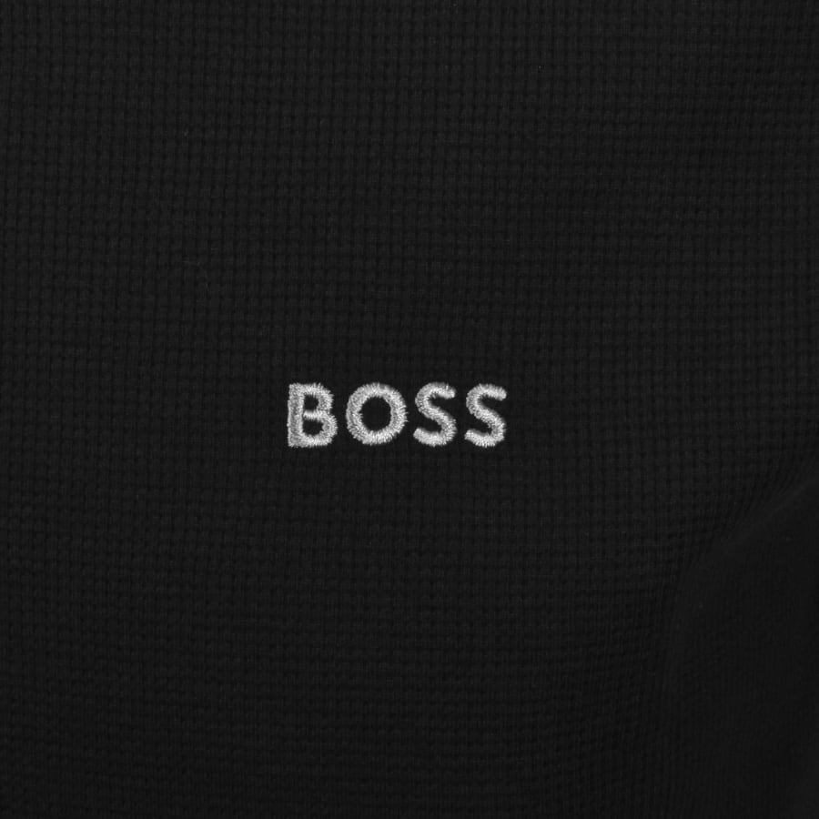 Image number 4 for BOSS Waffle Long Set Black