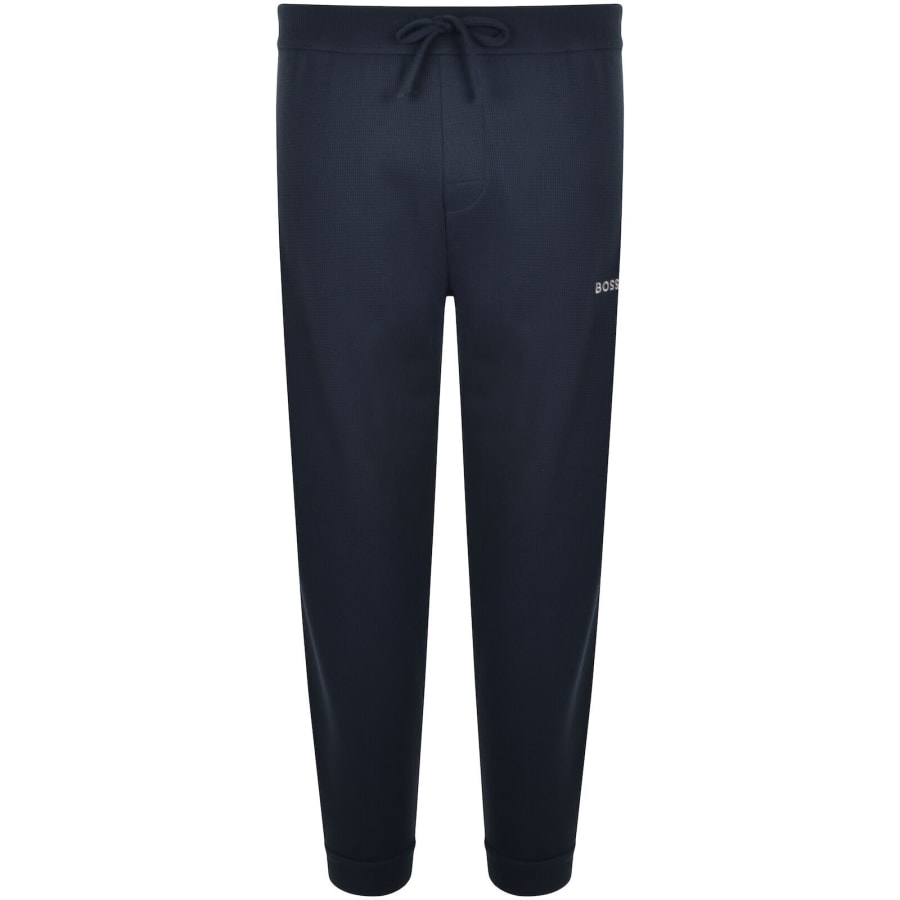 Image number 3 for BOSS Waffle Long Set Navy