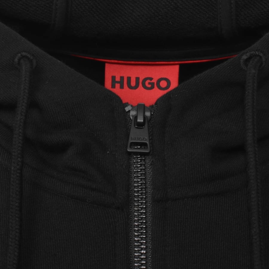 Image number 4 for HUGO Daple212 Hoodie Black