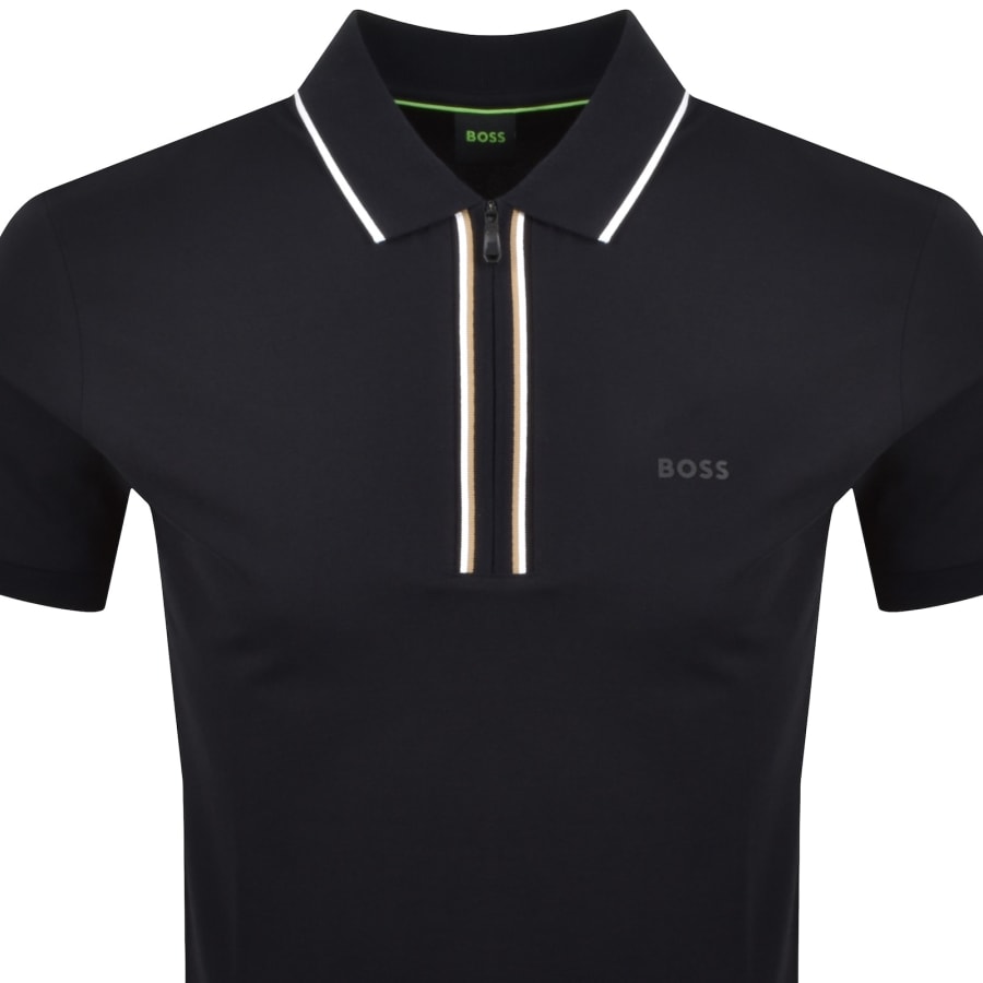 Image number 2 for BOSS Slim Fit Philix Polo T Shirt Navy