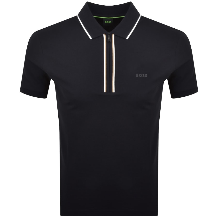 Image number 1 for BOSS Slim Fit Philix Polo T Shirt Navy