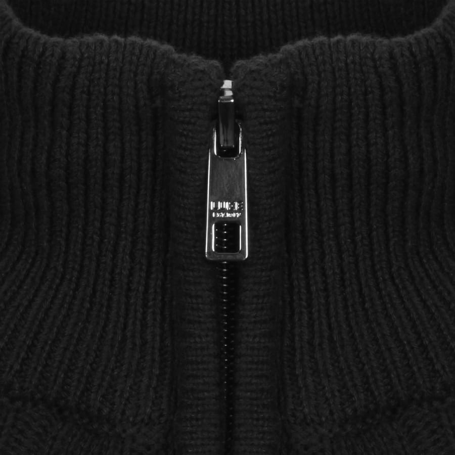 Image number 4 for Luke 1977 Merton Funnel Knit Jumper Black