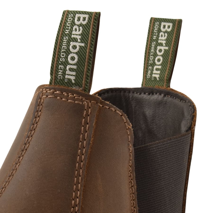 Image number 4 for Barbour Patton Chelsea Boots Teak Brown