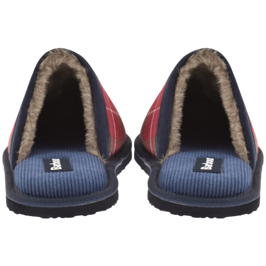Image number 3 for Barbour Everitt Mule Slippers Winterberry