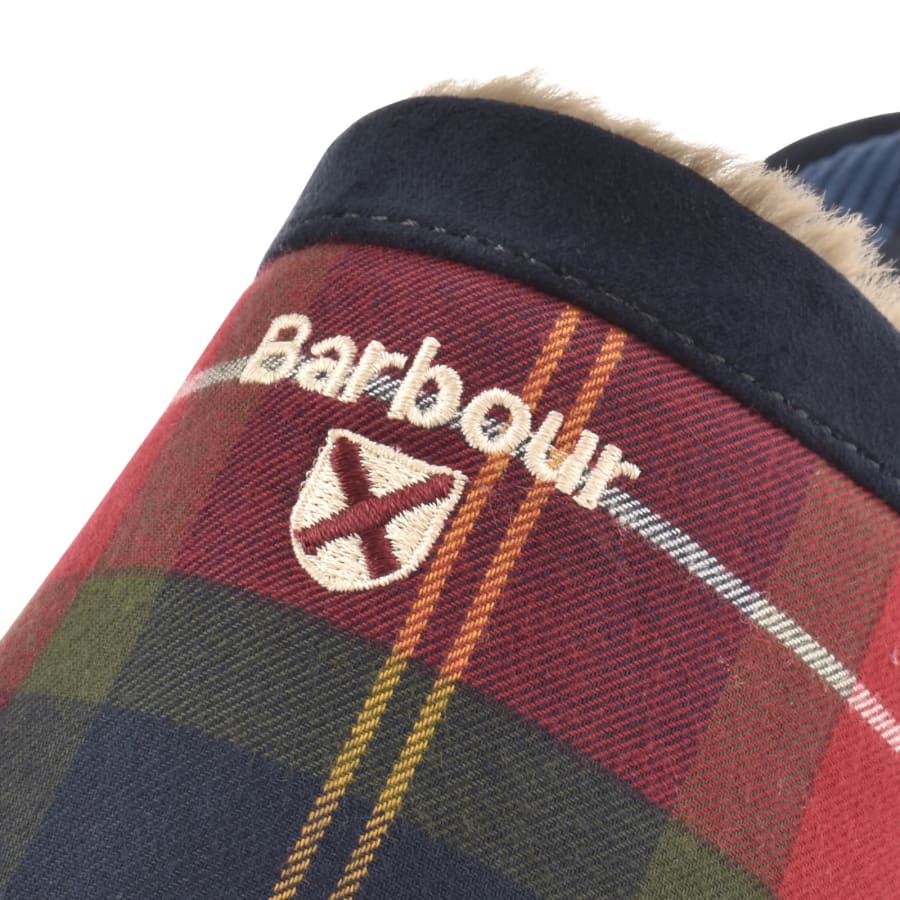 Image number 4 for Barbour Everitt Mule Slippers Winterberry