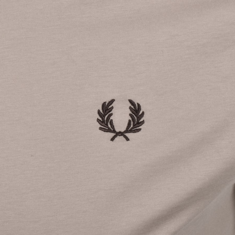 Image number 3 for Fred Perry Twin Tipped T Shirt Brown