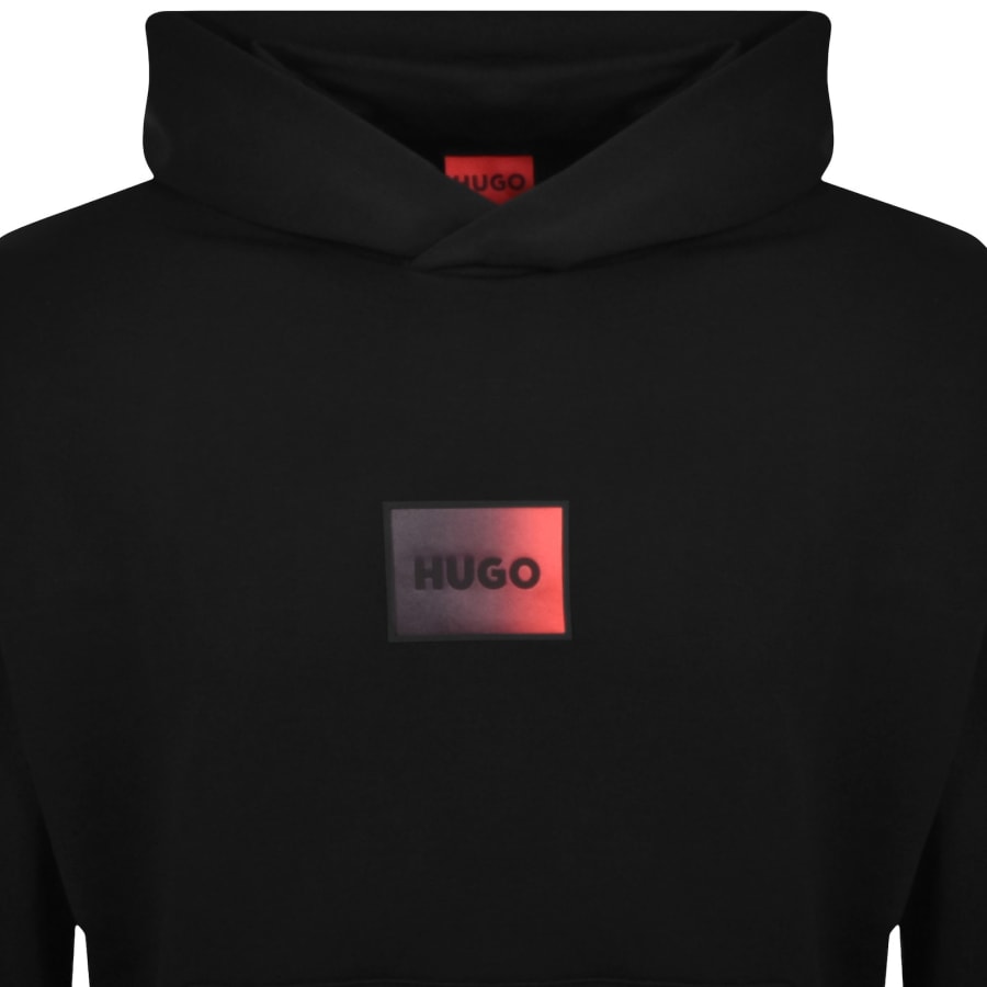 Image number 2 for HUGO Danohood Hoodie Black