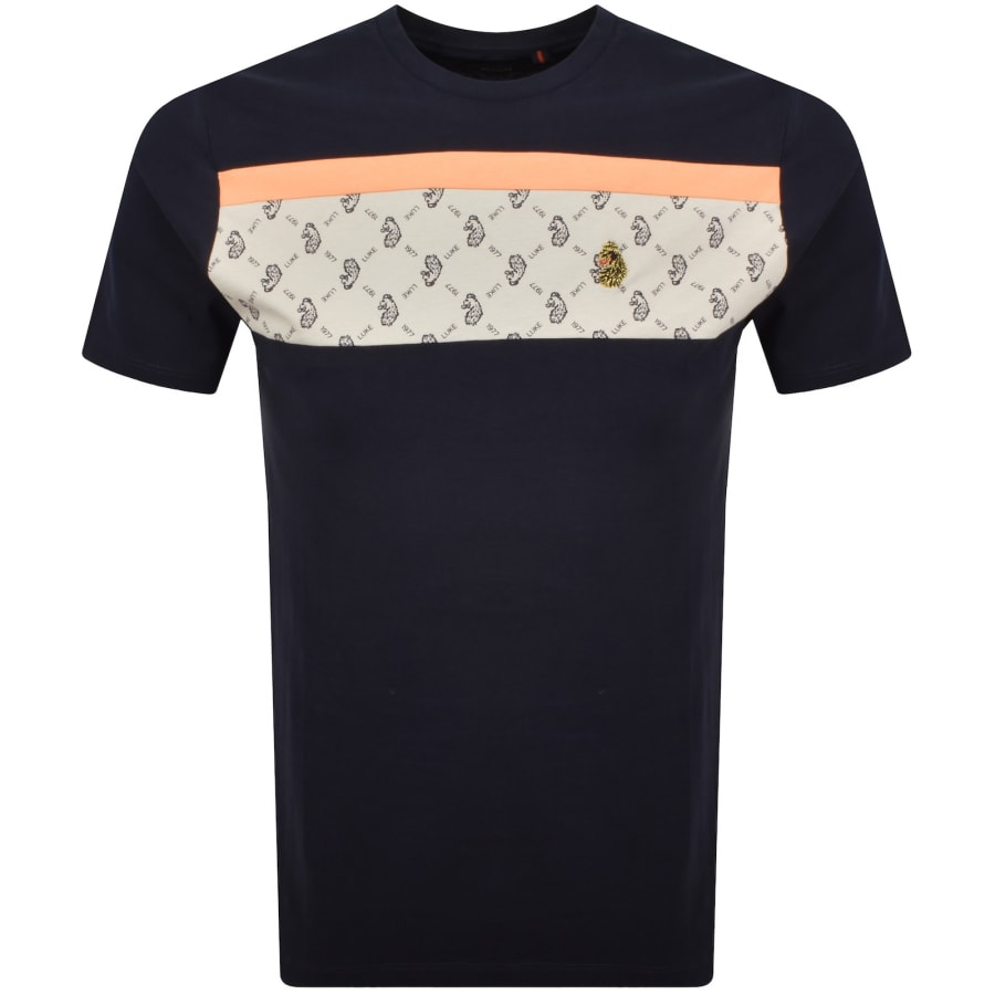 Image number 1 for Luke 1977 Lions Den Printed T Shirt Navy