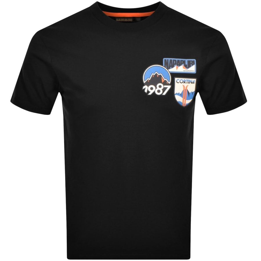 Image number 2 for Napapijri S-Montepiana T Shirt Black