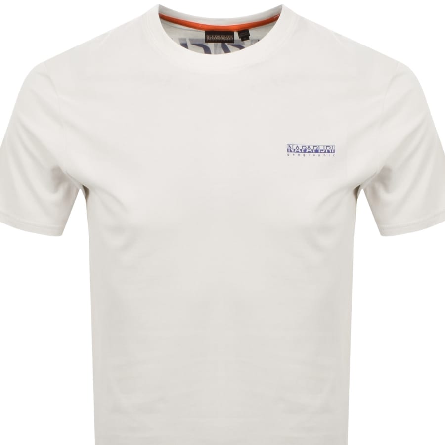Image number 3 for Napapijri S-Guide T Shirt White Heron