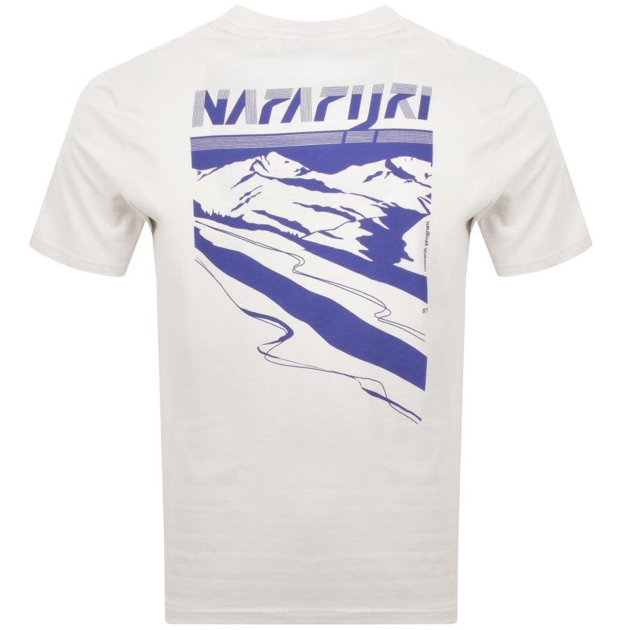 Image number 5 for Napapijri S-Guide T Shirt White Heron