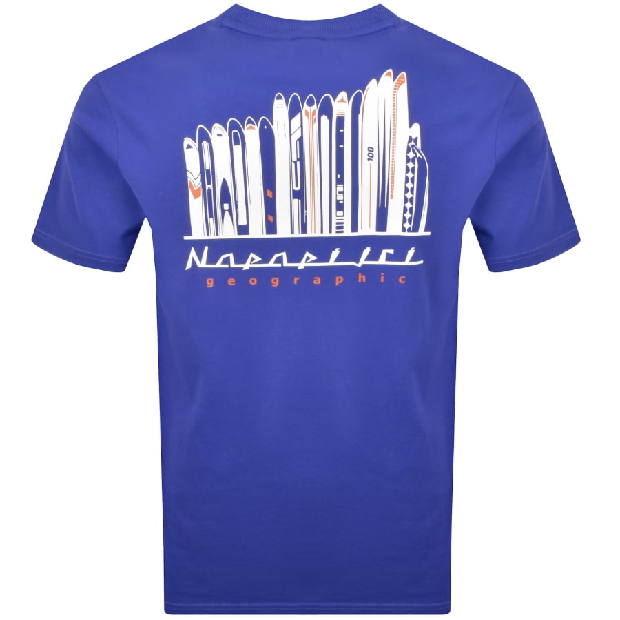 Image number 5 for Napapijri S-Guide T Shirt Royal Blue